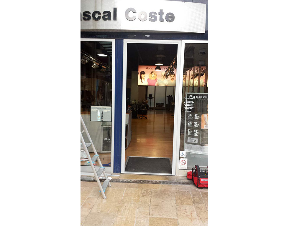 Devanture coiffure Pascal Coste Aix en Provence